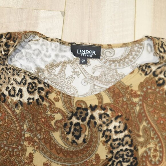 Cowgirl Western Long Sleeve Top w Bell Sleeves - Size S - Picture 5 of 7